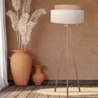 Duolla Golvlampa Boho , Ljust trä, Sovrum, Trä, Golvlampa