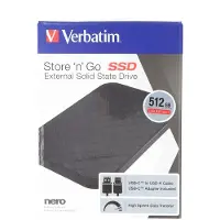 Verbatim Store 'n' Go - SSD - 512 GB - extern (portabel) - USB 3.2 Gen 1 (USB-C kontakt)