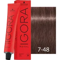 Schwarzkopf Professional Igora Royal Permanent hårfärg 60 ml 7-48