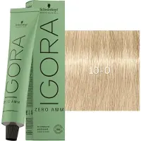 Schwarzkopf Professional Igora Zero Amm Permanent hårfärg 60 ml 10-0