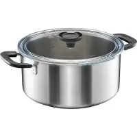 Fiskars kastrull 5L rostfritt stål med lock Functional Form