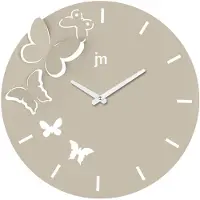 Justaminute väggklocka metall 14982T