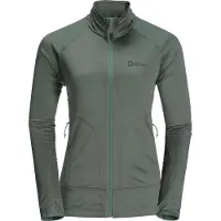 Jack Wolfskin Women's Kammweg Full Zip Picnic Green