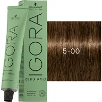 Schwarzkopf Professional Igora Zero Amm Permanent hårfärg 60 ml 5-00