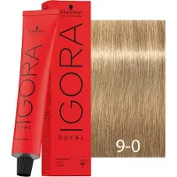 Schwarzkopf Professional Igora Royal Cools Permanent hårfärg 60 ml 9-0 Extra Light Blonde Natural