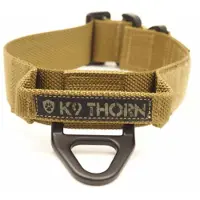 K9 Thorn Bravo Cobra Hundhalsband med Grepp (Färg: Coyote, Storlek: Large)