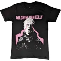 Ginza.se Machine Gun Kelly: Unisex T-Shirt/Laser Eye (Black) (Back Print) (Large)