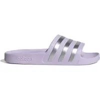 Adidas Pantolette 'ADILETTE AQUA' lila / silver