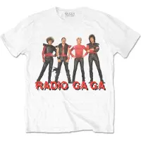 Ginza.se Queen: Unisex T-Shirt/Radio Ga Ga (White) (Medium)