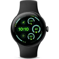 Google Pixel Watch 3 (45 mm) Obsidian-armband Wi-Fi