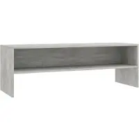 vidaXL TV-skåp betongrå 120 x 40 x 40 cm spånskiva