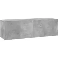 vidaXL TV-bänk betonggrå 100x30x30 cm konstruerat trä