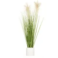 Atmosphera konstgräs i cementkruka, höjd 70 cm