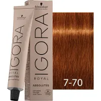 Schwarzkopf Professional Igora Royal Absolutes 60 ml 7-70 Blond Medium Copper Natural