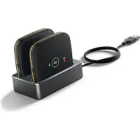 Yealink CPW65, Mikrofon, Svart, 20 m, Rundtagande, Kabel, 1500 mAh
