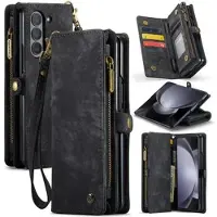 CASEME Samsung Galaxy Z Fold6 008 2-i-1 Multifunktionell Plånboksfodral - Svart