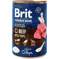 Brit Premium by Nature Nötkött och inälvor 6x400 g nötkött och inälvor, naturlig hundmat