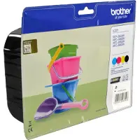 Brother 221 Bläckpatron MultiPack Bk,C,M,Y
