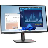 Lenovo ThinkVision T27p-30 - LED-skärm - 27" - 3840 x 2160 4K @ 60 Hz - IPS - 350 cd/m² - 1300:1 - 4 ms - HDMI, DisplayPort, USB-C - svart