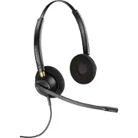 HP Poly Poly EncorePro HW520D - EncorePro 500 series - headset - på örat - kabelansluten - Quick Disconnect - svart - Certifierad för Skype for Buisness