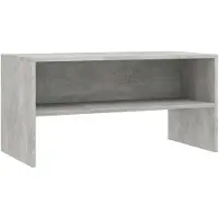 vidaXL Tv-bänk betonggrå 80x40x40 cm konstruerat trä