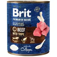 Brit Premium by Nature 6x800 g nötkött och slaktbiprodukter för hundar