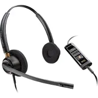 HP Poly EncorePro 525-M - EncorePro 500 series - headset - på örat - kabelansluten - USB-A - svart - Certifierad för Microsoft-teams