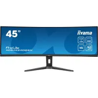 Iiyama G-MASTER 45 LCD Curved Bus, UWQHD, 114,3 cm (45), 5120 x 1440 pixlar, Dual QHD, LED, 0,8 ms, Svart