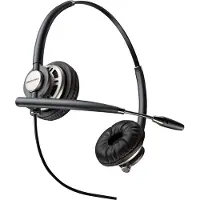 Polycom EncorePro 720D with Quick DC On-ear headset Sladd Stereo Svart Brusreducering Pannband Telefon