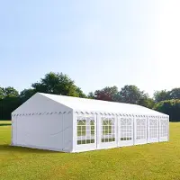 TOOLPORT 6x12 m partytält, PVC 700, vit