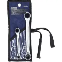 Ks Tools 5034655 503.4655 Dubbelskruvnyckelsats Nyckelvidd (Metrisk) (för titel) 8 - 19 mm