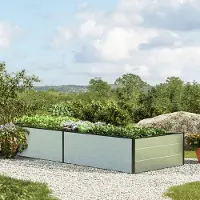 GFP Odlingslåda, 235 x 99 x 39 cm, aluminium anodiserad