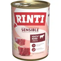 Rinti Sensible nötkött + ris 12 x 400 g