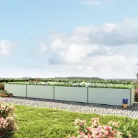 GFP Odlingslåda, 771 x 77 x 77 cm, aluminium anodiserad