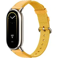 Xiaomi | Smart Band 8 Braided Strap | Yellow | Yellow | Strap material: Nylon + leather | Adjustable length: 140-210mm.