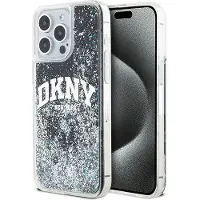 DKNY Liquid Glitter Big Logo iPhone 14 Pro Max Fodral - Svart
