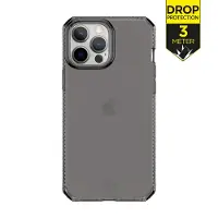 Itskins SPECTRUM R Clear - Baksidesskydd för mobiltelefon - rök - för Apple iPhone 12 Pro Max, 13 Pro Max