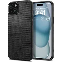 Spigen iPhone 15 Liquid Air TPU-skal - Svart