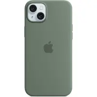 Apple Silikon Skal med MagSafe till iPhone 15 Plus - Cypress