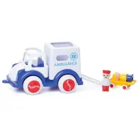 Viking Toys Jumbo Ambulansbil med figurer P.6 (045-1257)
