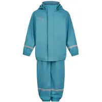 Color Kids Rengkläder m. Hängslen - PU - Delphinium Blue - - 1 år (80) - Regnkläder