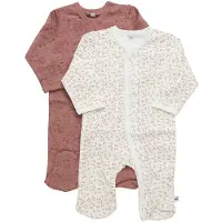 Pippi Baby Pyjamasdräkter - 2-pack - Burlwood - - 4 år (104) - Pyjamasdräkt