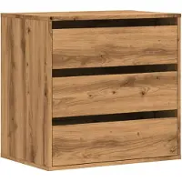vidaXL Byrå ek 60x41x58 cm konstruerat trä