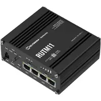 Teltonika RUTM11 - Trådlös router - WWAN 4-ports-switch - 1GbE, PPP - Wi-Fi 5 - Dubbelband - 3G, 4G - DIN-skenmonterbar, väggmonterbar, bordsmonterbar