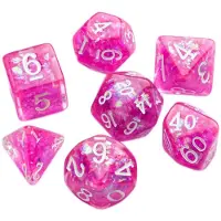 GameGenic Candy-like Series - RPG-tärningset - Raspberry