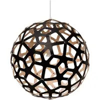 David Trubridge Taklampa , Svart, Vardagsrum, Bambu