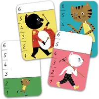 Djeco Kortspel - Bata-Miaou - - One Size - Kortspel