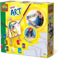 SES Creative Mini Art - Miniatyrkonst - - One Size - Kreativt lekset