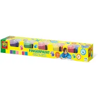 SES Creative Fingerfärg 6 Färger