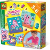 SES Creative - Diamantmosaik - - One Size - Kreativt lekset
